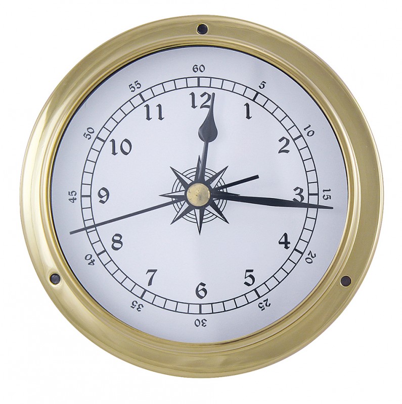 Maritime Tide Uhr in Messing sc-9406 Boot Schiff Yacht Instrument 