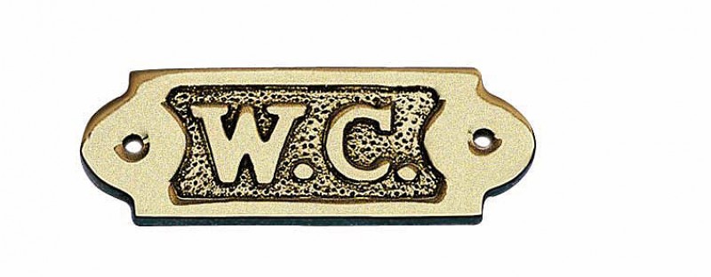 Türschild - W.C. - Geschenke MAX